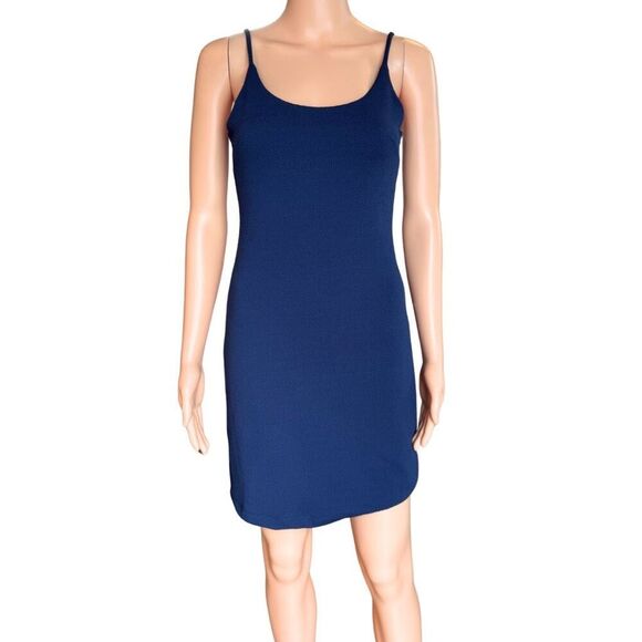 Bobi Los Angeles Navy Bodycon Mini Dress Small - Picture 2 of 6